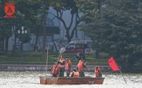 Rà soát mặt đáy hồ Hoàn Kiếm, trước khi tiến hành nạo vét bùn